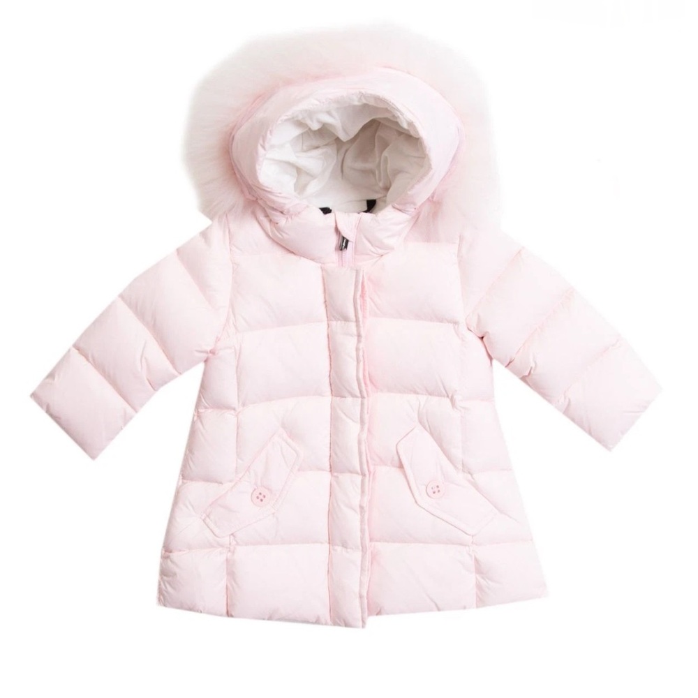 Freedomday Pink baby Puffer / down quilted Jacket 18M